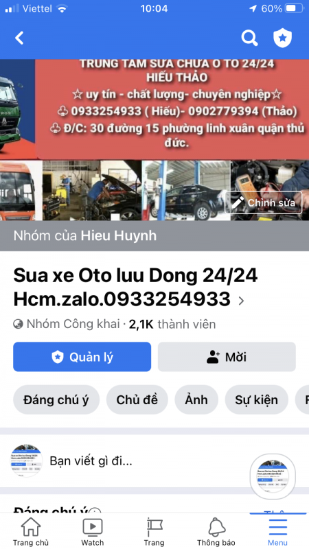 GARA Ô TÔ HIẾU THẢO